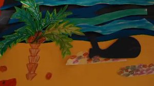 В море плавали киты