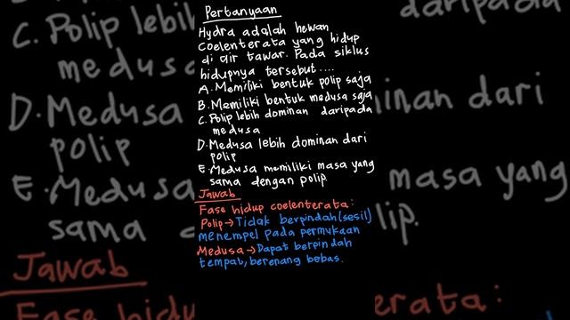 Menjelaskan siklus hidup Hydra sp | PR Biologi Untuk SMA/MA | Kelas 10 | Biologi смотреть онлайн