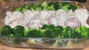 Курица с картофелем и брокколи в духовке | блюда на Новый Год 2023 | рецепты просто