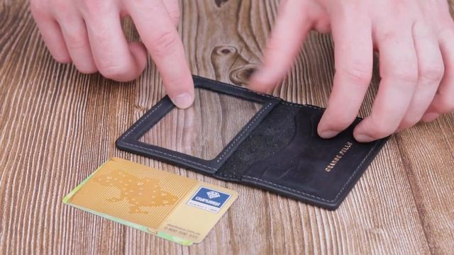 Обзор кожаной обложки для водительских прав GRANDE PELLE 16749 смотреть онлайн