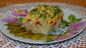 Макаронная запеканка с колбасой и сыром. Готовим с Оксаной Валерьевной.