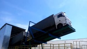 Автомобилеразгрузчик У-АРГ 2080.3У. Truckdumper. Tombador.