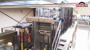 Автоматический депаллетайзер с выходом сверху