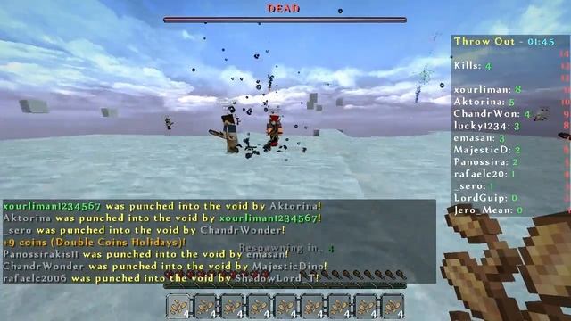 Minecraft Throw Out!