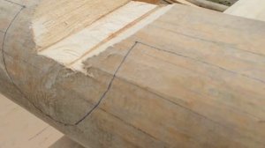 Разметка бревна