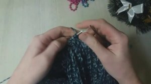 Свитер полупатентной резинкой!  часть 1