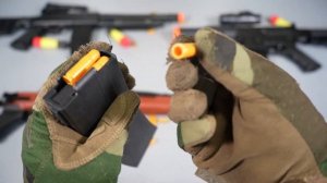 Shell ejecting Toy Gun - Jamming and Magazine issues - Luger P08 - Ruger Mini-14 - Rocket Nerf Gun