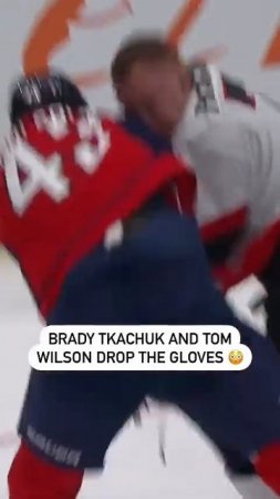 Brady Tkachuk vs Tom Wilson