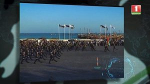 Чеканят шаг, блестят штыки! Сводной роте почётного караула исполняется 20 лет. Панорама