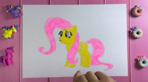 Рисуем единорожку пони Флаттершай