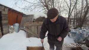 Дезинфицируем ульи паром.