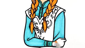 Coloring Jasmine Disney Princess Coloring Book Page Colored Markers [HD] | DISNEY ALADDIN