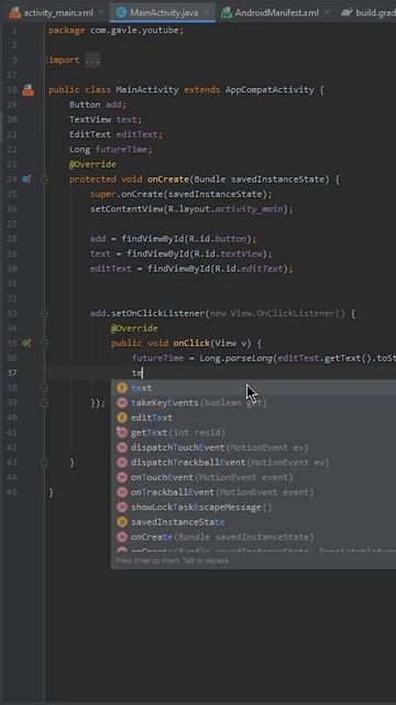 Count down timer in Android Studio ⏱ #Shorts смотреть онлайн