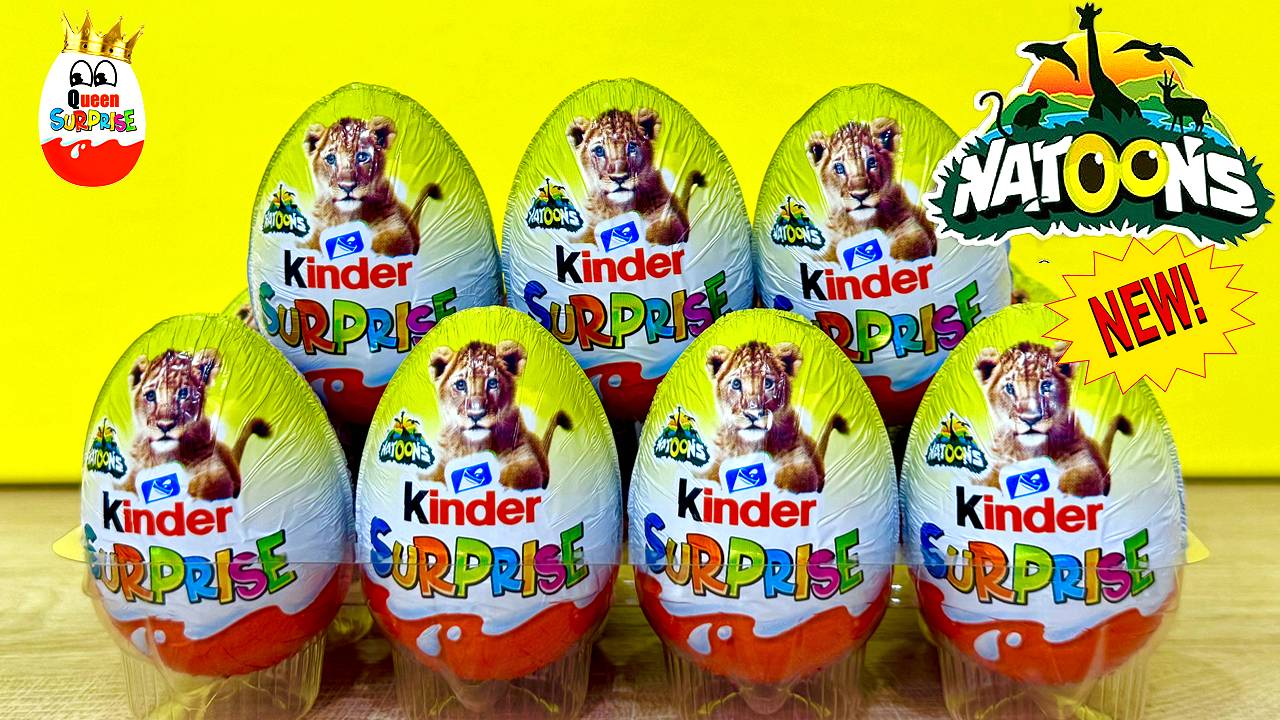 NATOONS Малыши 2025! Kinder Сюрприз, Игрушки, Детеныши Зверей