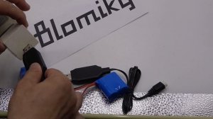 7 4V 600mAH 2S Li-ion Battery SM 2P plug and Charger Cable for RC Boat