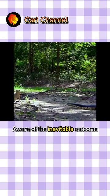Facing Danger The Lizard's Surrender for Survival | Wild animals | Cari Channel
