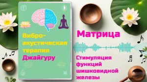 🎧🧘♀️Стимуляция шишковидной железы. Матрица. Виброакустическая терапия Джайгуру. ВАУ "Партнёр-Ол"