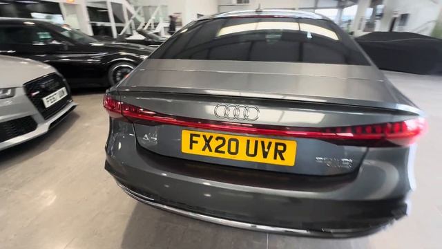 Audi A7 3.0 Tdi V6 50 S Line Sportback Tiptronic Quattro Euro 6 Grey FX20UVR смотреть онлайн