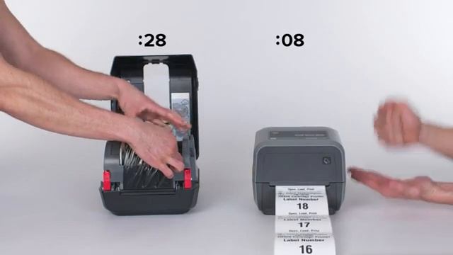 Баркод принтери Zebra zd420 с касета за бързо зареждане на трансферната лента video side by side смотреть онлайн