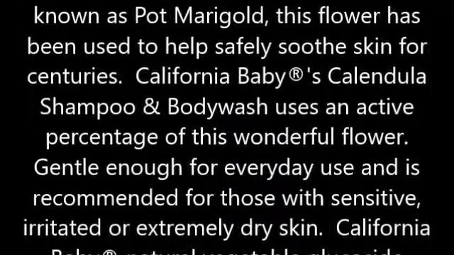 California Baby Shampoo & Body Wash, Calendula 19 oz смотреть онлайн