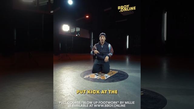 Imrove your footwork! ‘Kick and slide’ with Seven Step by Millie 💥