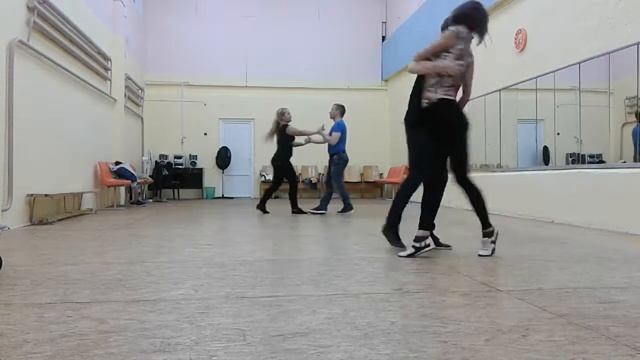 танец ЗУК протанцовочка DancA 19 09 16 Гомель Юля-Андрей Слава-Оксана