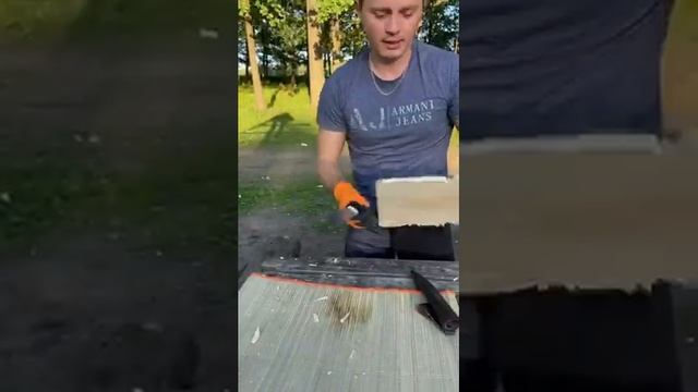 НОВЫЙ ЗДОРОВЕННЫЙ НОЖ ЛУЧШЕ ЛЮБОГО КУХОННОГО ‼️🔥⚔️ смотреть онлайн