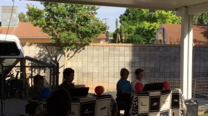 Dezmond & Cayman Kirchhausen, and Axton & Ryker Shakespeare perform Balloon Pop Polka by Ellinger