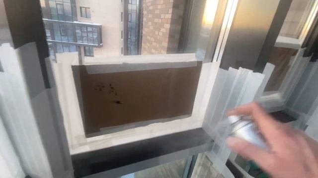 Теплый балкон , покраска! Покрытия лаком с балончика