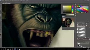 Koba / Dawn of the Planet of the Apes/- Speed Painting (#Photoshop) | CreativeStation