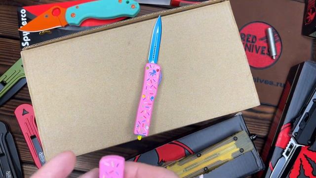 Реплика ножа Microtech UTX-70 Donut - пончик. Обзор! смотреть онлайн