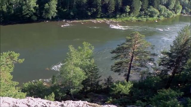 река Кан. Комаровские пороги. Канский р-он. Красноярский край смотреть онлайн