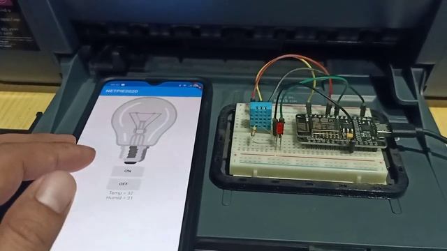 Flutter App connect to IoT device (NodeMCU v1)