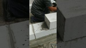 Кладка газоблока