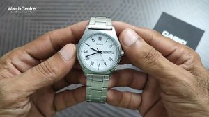 Casio MTP-V006D-7B Silver Chain Roman Dial Men's Dress Watch With Date Day Display Review