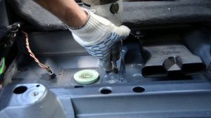 spot welding removing. удаление точечной сварки