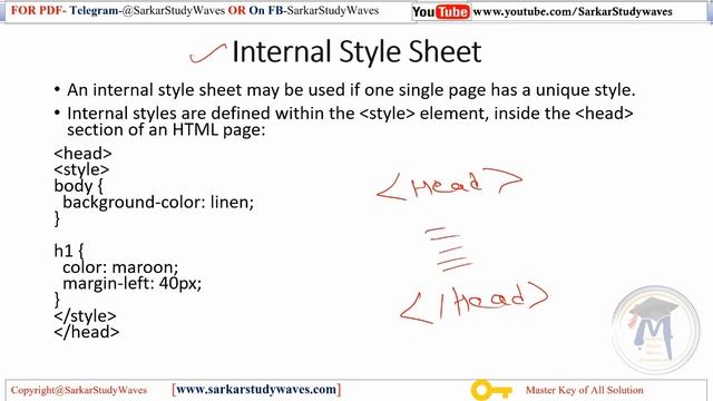 Part 1  CSS Tutorial Introduction Syntax Selector Types of CSS Color in Hindi By Arvind