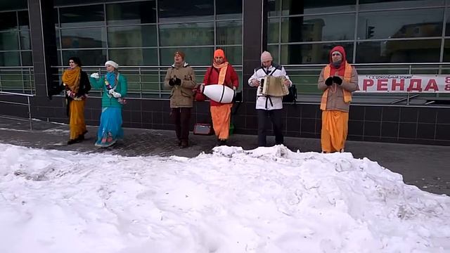 Харинама-Санкиртана Волжский 03.03.18 Гаура Лила (8) смотреть онлайн
