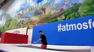 Как сделать корк (How to Cork). Удивительные трюки на батуте