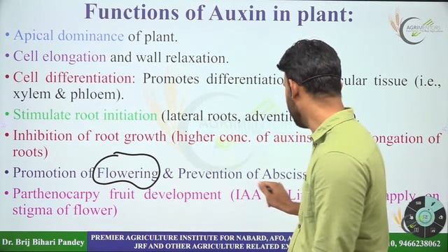 Plant Growth Hormones | Most important Topic for all Agri. Competitive Exams Dr. Brij B. Pandey