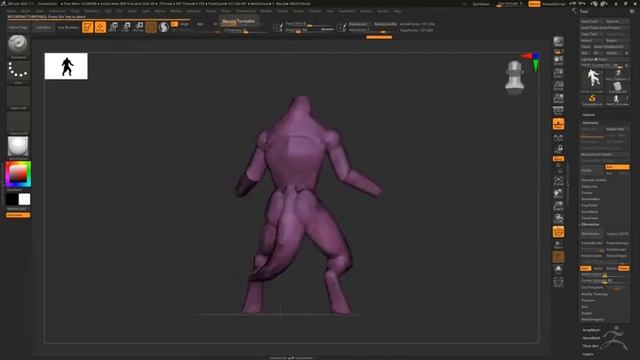 Rigging ropey reptile-folk, zbrush 2021 смотреть онлайн