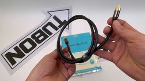 Кабель TUBON Цифровой коаксиальный RCA - RCA / Coaxial / SPDIF / Тюльпаны / Колокольчики  R001 1м.