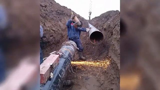 Газопровод Бишкек-Кант-Токмок ТОО ТрансАзияКонстракшн. смотреть онлайн