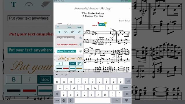 Calypso Tutorial - Anmerkungen  Texte
