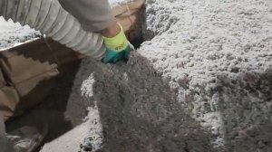 ТМ "Эковата-Урал"- тест на плотность (расход) при утеплении открытым способом