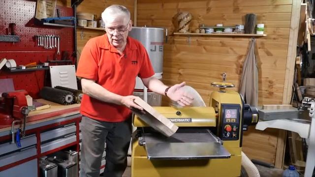 Барабанный шлифовальный станок JET Powermatic PM2244 смотреть онлайн