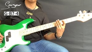 Smiger G-B7-4 electric bass guitar!