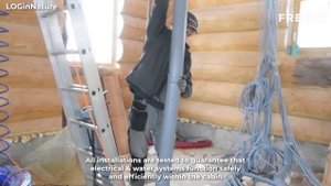 Family Builds Dream Log House in the Forest | Start to Finish by @loginnature8516