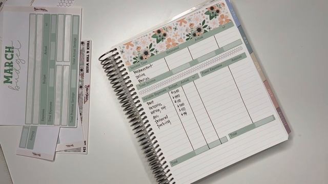 March Budget With Me | setting up sinking funds, budget planner