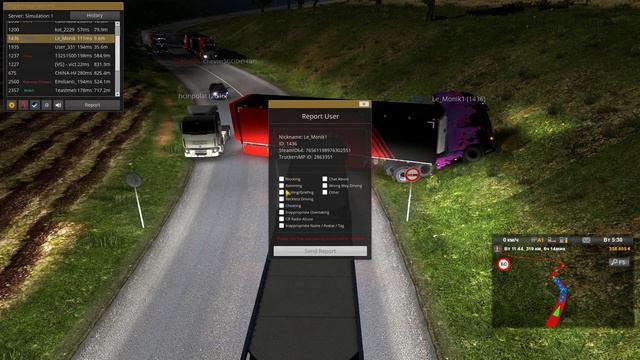 Euro Truck Simulator 2 TruckersMP - Просто два барана смотреть онлайн